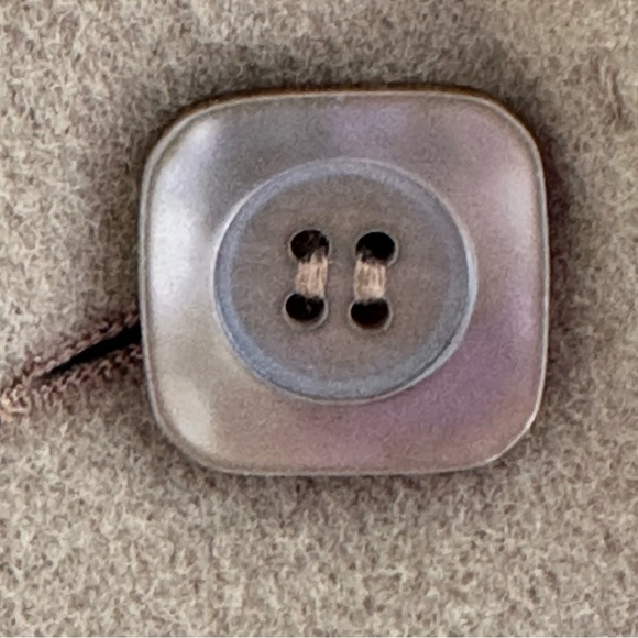 Sachi Collection Women's Dressy Fox Collar Lambswool Coat Carmel Camel Size 10P - Picture 5 of 8